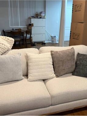 Neutral Cream Decorative Throw Pillow Set - Home Accents